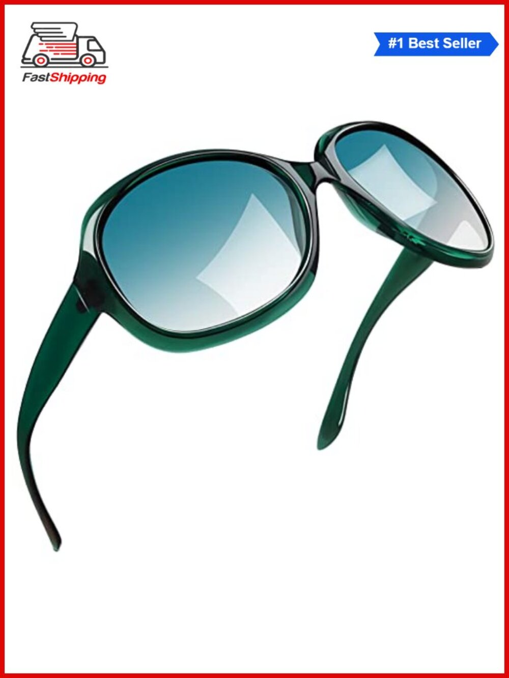 ✨ Oversized Polarized Butterfly Sunglasses UV400 Full Frame Gradient Lens Large